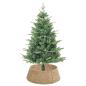 Preview: Weihnachtsbaumkragen Braun 75 x 75 x 25 cm das Seegras
