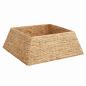 Preview: Weihnachtsbaumkragen Braun 70 x 70 x 28 cm Wasserhyazinthe