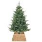 Preview: Weihnachtsbaumkragen Braun 70 x 70 x 28 cm Wasserhyazinthe