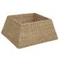 Preview: Weihnachtsbaumkragen Braun 60 x 60 x 28 cm das Seegras