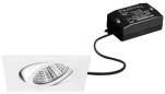 Preview: ARDEBO.de Brumberg BB05 LED-Einbaustrahler, 230VAC, 50Hz, 6W, 38°, 630lm, 3000K, quadratisch, schwenkbar, weiß (38365173)