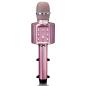 Preview: ARDEBO.de - Bluetooth® Karaoke-Mikrofon mit Lautsprecher und Beleuchtung Pink