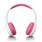 Preview: Kinderkopfhörer 85dB mit Aufklebern Pink