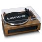 Preview: Plattenspieler mit 4 eingebauten Lautsprechern und Bluetooth-Empfang Wood