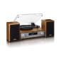 Preview: HiFi-Stereoanlage mit Plattenspieler, DAB+/FM-Radio und Bluetooth® Wood