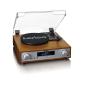 Preview: HiFi-Stereoanlage mit Plattenspieler, DAB+/FM-Radio und Bluetooth® Wood