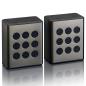 Preview: Bluetooth®-Stereo-Lautsprecherset mit 8 Stunden Spielzeit mit Zubehör Grau