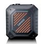 Preview: Leistungsstarkes tragbares DAB+/FM-Radio für den Außenbereich mit Bluetooth® IPX5 wasserdicht Grau