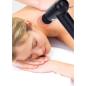 Preview: Wiederaufladbare Massagepistole 4 Köpfe Schwarz