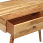Preview: Schreibtisch 100 x 51 x 76 cm Massivholz Akazie