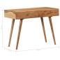 Preview: Schreibtisch 100 x 51 x 76 cm Massivholz Akazie