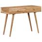 Preview: Schreibtisch 100 x 51 x 76 cm Massivholz Akazie