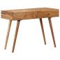 Preview: Schreibtisch 100 x 51 x 76 cm Massivholz Akazie