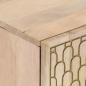 Preview: Waschbeckenunterschrank 62x33x58 cm Massivholz Mango