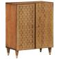 Preview: ARDEBO.de - Beistellschrank 60x33x75 cm Massivholz Mango