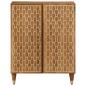 Preview: Beistellschrank 60x33x75 cm Massivholz Mango