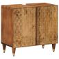 Preview: ARDEBO.de - Waschbeckenunterschrank 62x33x58 cm Massivholz Mango