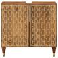 Preview: Waschbeckenunterschrank 62x33x58 cm Massivholz Mango