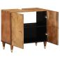 Preview: Waschbeckenunterschrank 62x33x58 cm Massivholz Mango