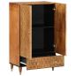 Preview: Highboard 60x33x100 cm Massivholz Mango