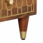 Preview: Highboard 60x33x100 cm Massivholz Mango