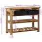 Preview: Konsolentisch 100x35x75 cm Massivholz Mango
