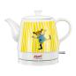 Preview: ARDEBO.de - Pippi Langstrumpf Keramik-Wasserkocher - 0,8 Liter - Happy Pippi Design
