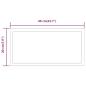 Preview: LED-Badspiegel 20x40 cm