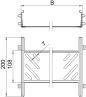 Preview: OBO Bettermann KTSMV 610 DD Längsverbinder-Set für Kabelrinne, Magic DD, 60x100x200mm, Stahl, bandverzinkt (6068936)