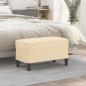 Preview: ARDEBO.de - Sitzbank Creme 70x35x41 cm Stoff