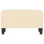 Preview: Sitzbank Creme 70x35x41 cm Stoff