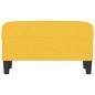 Preview: Sitzbank Hellgelb 70x35x41 cm Stoff