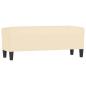 Preview: Sitzbank Creme 100x35x41 cm Stoff