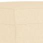 Preview: Sitzbank Creme 100x35x41 cm Stoff