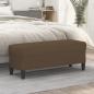 Preview: ARDEBO.de - Sitzbank Braun 100x35x41 cm Stoff