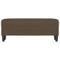 Preview: Sitzbank Braun 100x35x41 cm Stoff