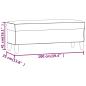 Preview: Sitzbank Weinrot 100x35x41 cm Stoff