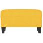 Preview: Sitzbank Hellgelb 70x35x41 cm Stoff