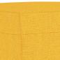 Preview: Sitzbank Hellgelb 70x35x41 cm Stoff