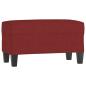 Preview: Sitzbank Weinrot 70x35x41 cm Stoff