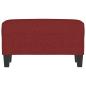Preview: Sitzbank Weinrot 70x35x41 cm Stoff