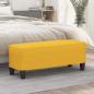 Preview: ARDEBO.de - Sitzbank Hellgelb 100x35x41 cm Stoff