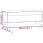 Preview: Sitzbank Hellgelb 100x35x41 cm Stoff