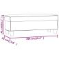 Preview: Sitzbank Weinrot 100x35x41 cm Stoff