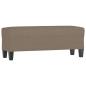Preview: Sitzbank Taupe 100x35x41 cm Stoff