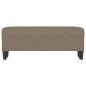 Preview: Sitzbank Taupe 100x35x41 cm Stoff