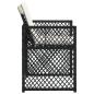 Preview: Gartenstühle mit Kissen 4 Stk. Schwarz Poly Rattan
