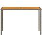 Preview: 5-tlg. Garten-Essgruppe mit Kissen Grau Poly Rattan