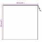 Preview: Frostschutzpflanzenfleeceabdeckungen 5 pcs Beige 1,55 x 1,55 m