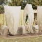 Preview: Frostschutzpflanzenfleeceabdeckungen 5 pcs Beige 1,55 x 1,55 m